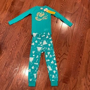 NWT Hanna Andersson Organic Little Mermaid Girls Pajama Set Size 4T, Sold out